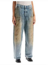 Distressed Super Wide Jeans Light Blue - ACNE STUDIOS - BALAAN 3