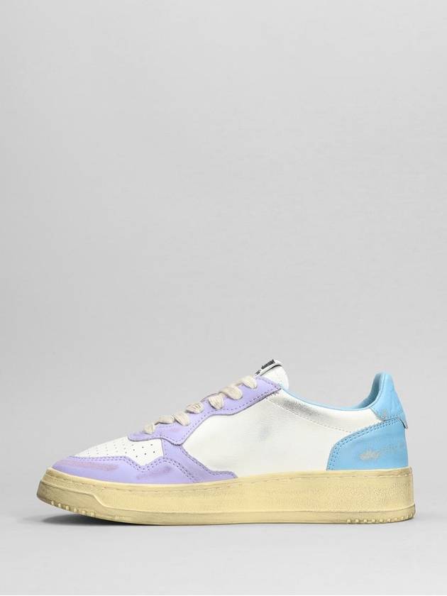 Medalist Super Vintage Low Top Sneakers Purple White - AUTRY - BALAAN 4