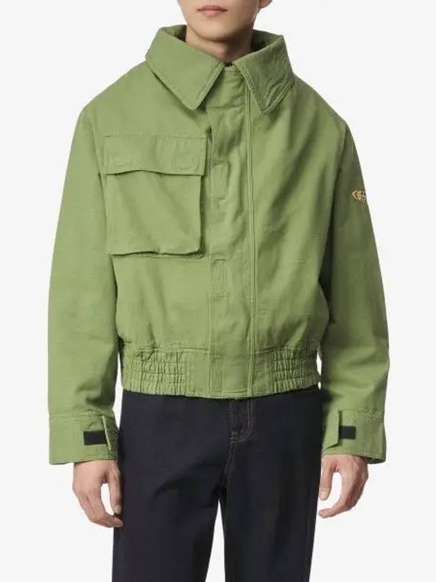 Stone field jacket khaki MRAW23727KHAKI - MARTINE ROSE - BALAAN 1