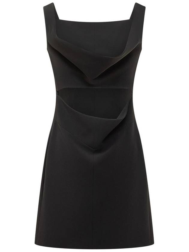 24FW midi dress BW226014N6001 AI24 BLACK - GIVENCHY - BALAAN 3