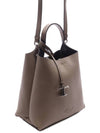 Leather Mini Tote Bag Brown - TOD'S - BALAAN 4