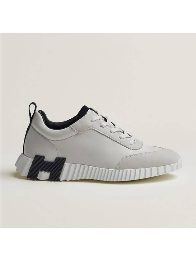 Bouncing Low Top Sneakers White - HERMES - BALAAN 3