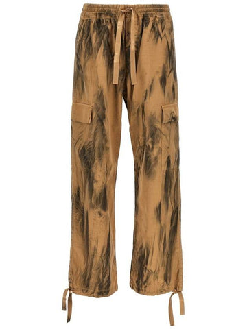 Msgm Dirty-Effect Cargo Pants - MSGM - BALAAN 1