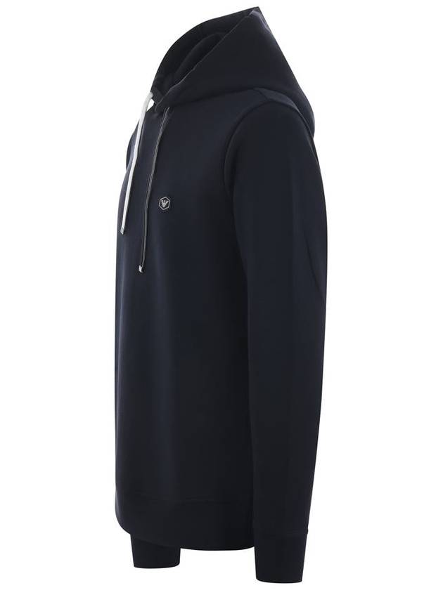 Men's Logo Hood Navy - EMPORIO ARMANI - BALAAN 3