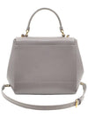 Ferragamo Purple Gray Saffiano Leather Gold Vara Ribbon Carry Small Top Handle 2WAY 21 F570 - SALVATORE FERRAGAMO - BALAAN 2