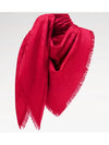 Monogram Classic Scarf Red - LOUIS VUITTON - BALAAN 4