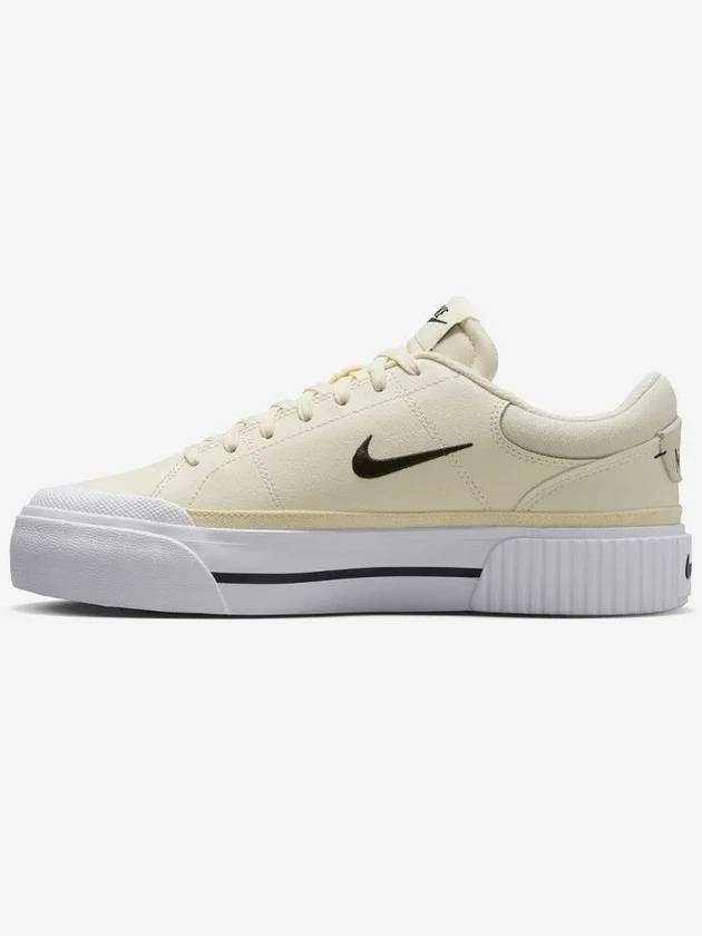 Court Legacy Lift Low Top Sneakers Pale Ivory - NIKE - BALAAN 6