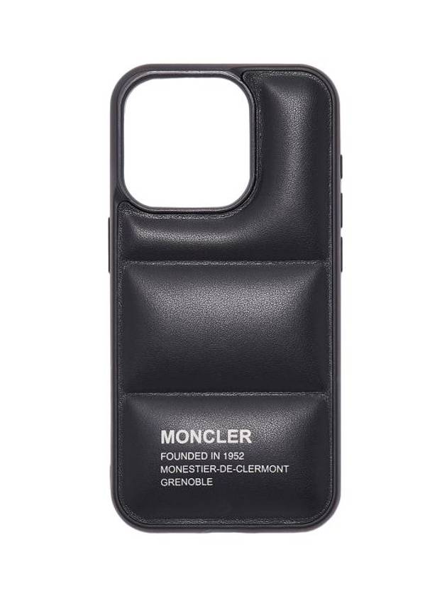 Nakao 15 Pro Leather Phone Case Black - MONCLER - BALAAN 1