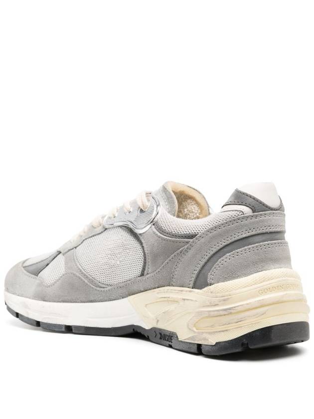 Dad Running Suede Sneakers Grey - GOLDEN GOOSE - BALAAN 5