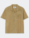 Western Dyed Milling Open Collar Shirt_Camel - KINETO - BALAAN 3