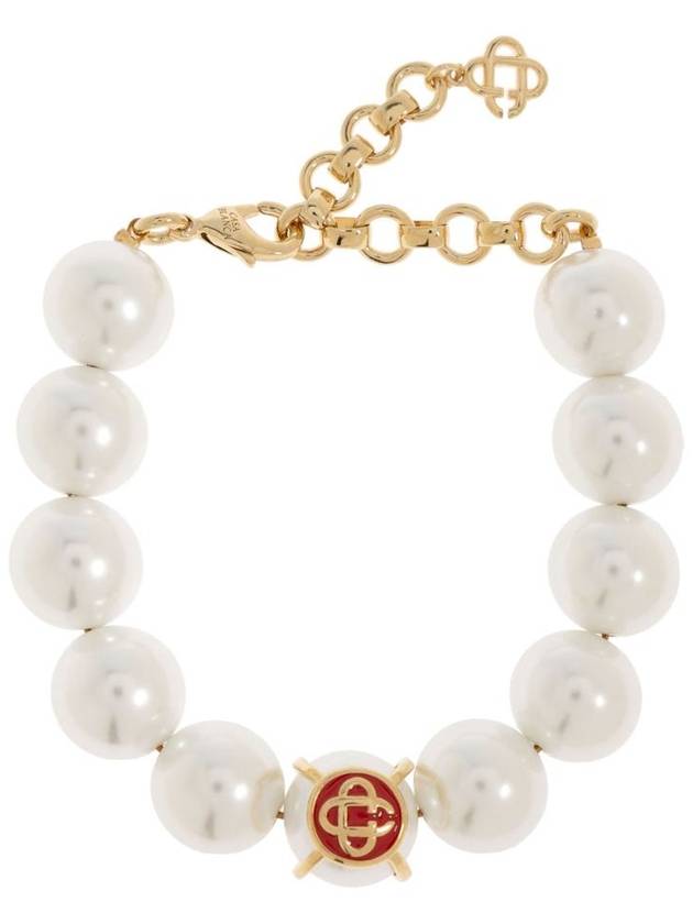 Casablanca Pearl Logo Bracelet Accessories - CASABLANCA - BALAAN 1