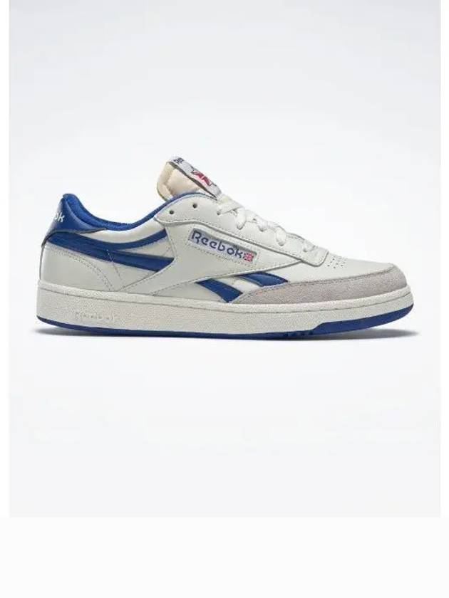 Club C Revenge Vintage Low Top Sneakers White Blue - REEBOK - BALAAN 2