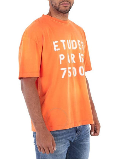 Etudes Stencil Orange Spirit Organic Cotton T-Shirt, Size X-Small - ETUDES - BALAAN 2