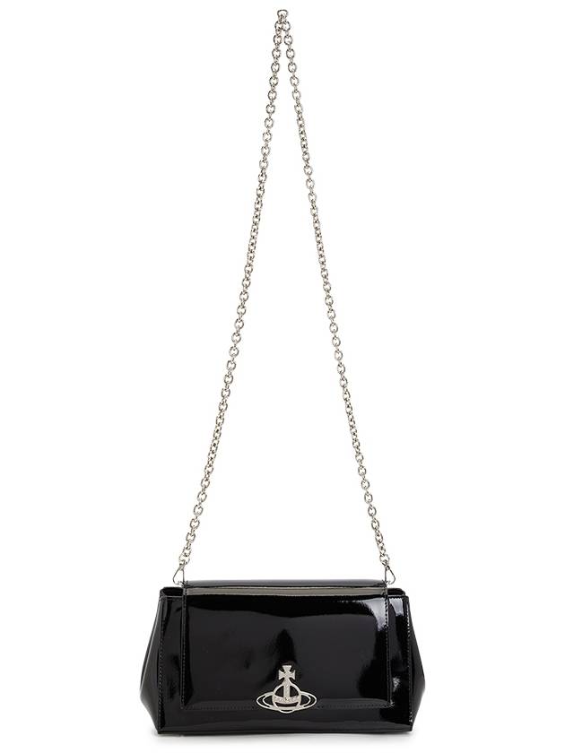 Hazel Medium Shoulder Bag Black - VIVIENNE WESTWOOD - BALAAN 7