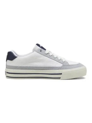 Coat Classic Bulk White Navy Gray 395020 05 - PUMA - BALAAN 1