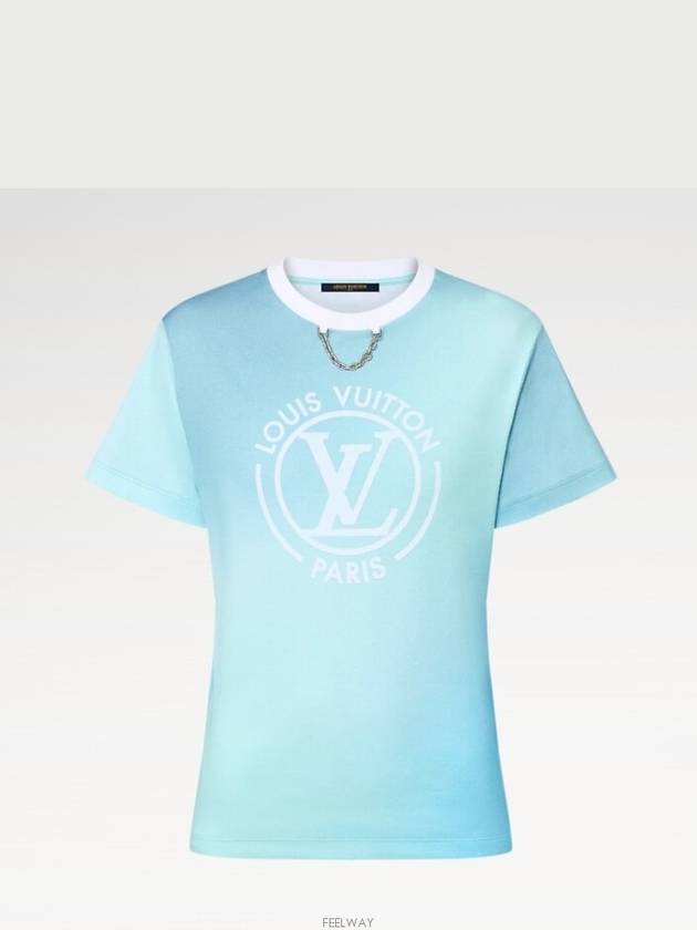 1AFTOI NEW LV Gradient T shirt Short Sleeve - LOUIS VUITTON - BALAAN 1