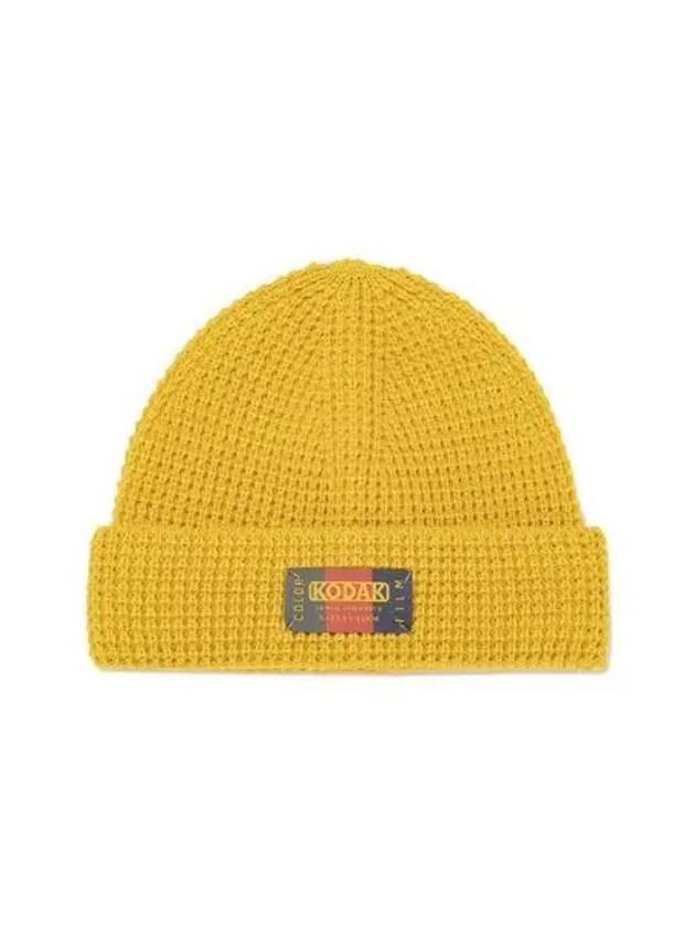 KODAK Apparel Kodacolor Waffle Beanie MUSTARD - KODO - BALAAN 1