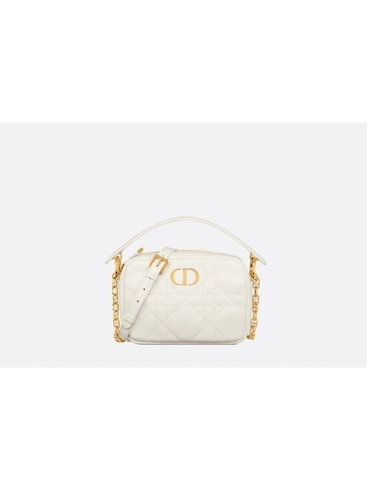 Caro Top Handle Small Camera Shoulder Bag Latte - DIOR - BALAAN 2