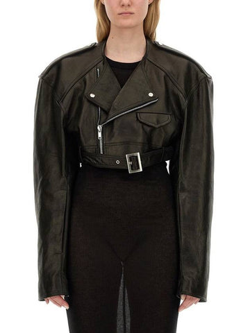 Rick Owens Biker Jacket - RICK OWENS - BALAAN 1