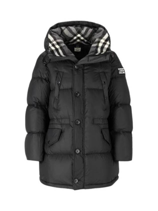 Rockwood check hood down padding black 80916521 - BURBERRY - BALAAN 1