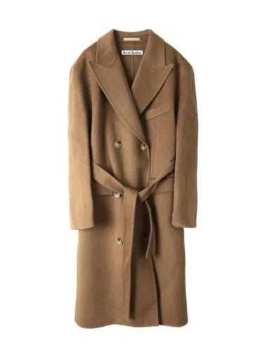 double breasted belted coat - ACNE STUDIOS - BALAAN 1