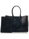 Medium Arco Tote Bag Black - BOTTEGA VENETA - 2