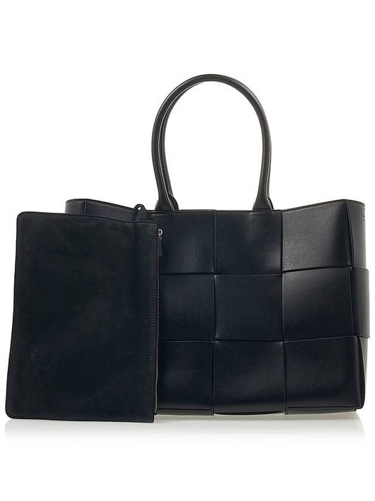 Medium Arco Tote Bag Black - BOTTEGA VENETA - 2