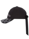 Diamond Pattern Ribbon Cap 8413LXACBLACK - BLACK&WHITE - BALAAN 2