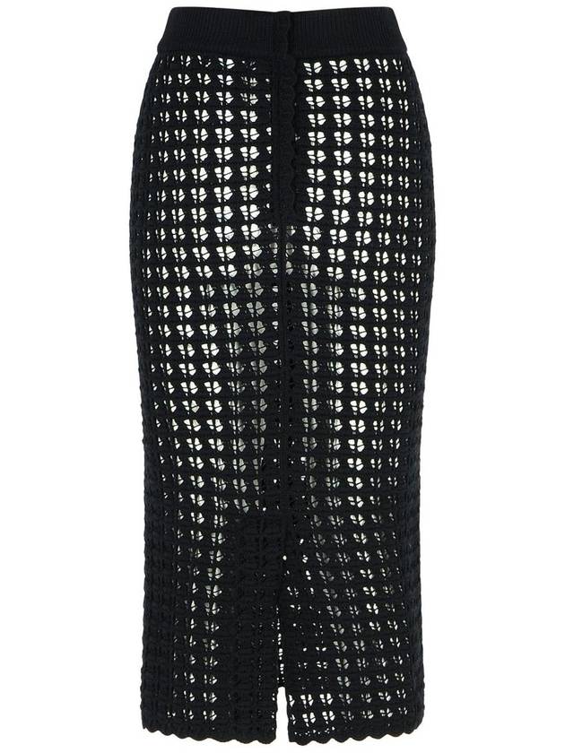 Dolce & Gabbana Black Virgin Wool Skirt - DOLCE&GABBANA - BALAAN 3