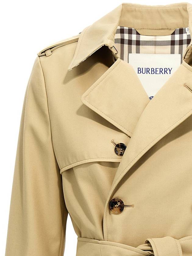 Burberry 'Sp25' Short Trench Coat - BURBERRY - BALAAN 4