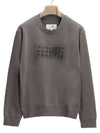 Number Logo Print Cotton Sweatshirt Grey - MAISON MARGIELA - BALAAN 2