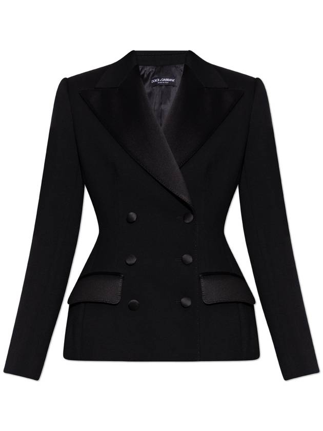 Dolce & Gabbana Wool Blazer, Women's, Black - DOLCE&GABBANA - BALAAN 1