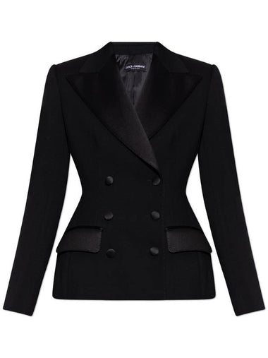 Dolce & Gabbana Wool Blazer, Women's, Black - DOLCE&GABBANA - BALAAN 1