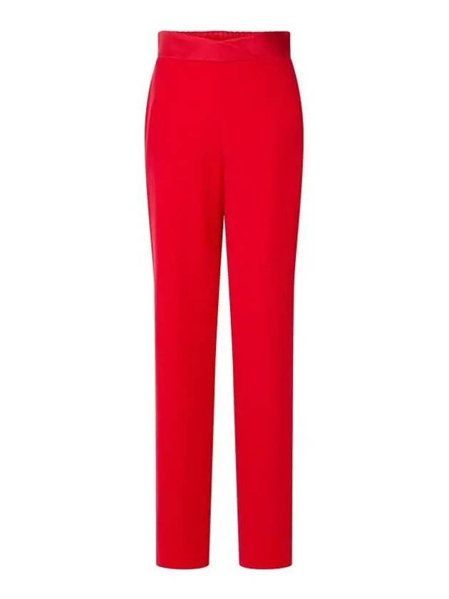 Women s Tulip Waist Banding Pants Red - EMPORIO ARMANI - BALAAN 1