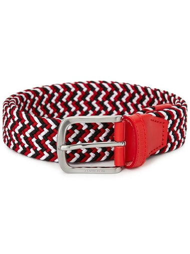 Bubba Elastic Belt Fiery Red - J.LINDEBERG - BALAAN 1