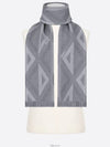 CD Diamond Jacquard Wool Muffler Grey - DIOR - BALAAN 3