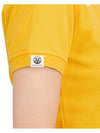 Women's Rook of Polo Short Sleeve T-Shirt Yellow - HORN GARMENT - BALAAN 11