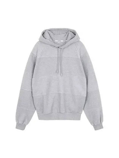 Sweatshirt bold line hooded melange gray - SUNNEI - BALAAN 1