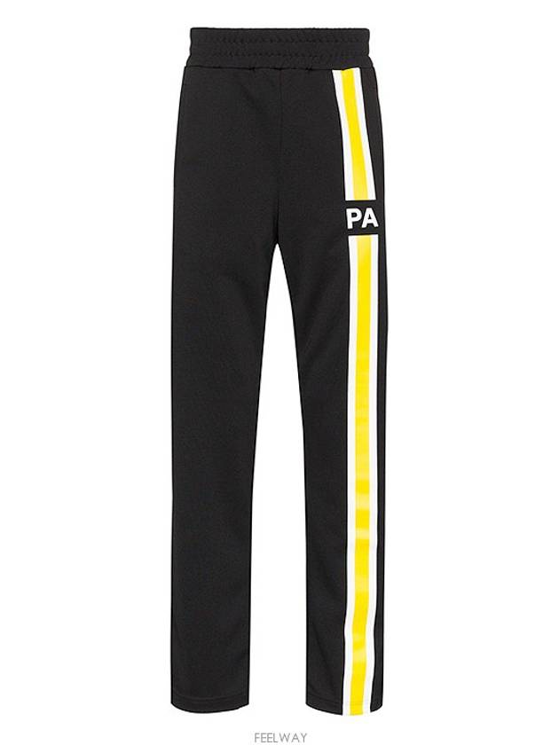 Logo Track Pants Black - PALM ANGELS - BALAAN 7