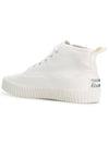 Fox Patch Cotton High Top Sneakers White - MAISON KITSUNE - BALAAN 5