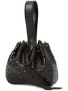 Rose Marie 16 Punching Bucket Bag Black - ALAIA - BALAAN 3