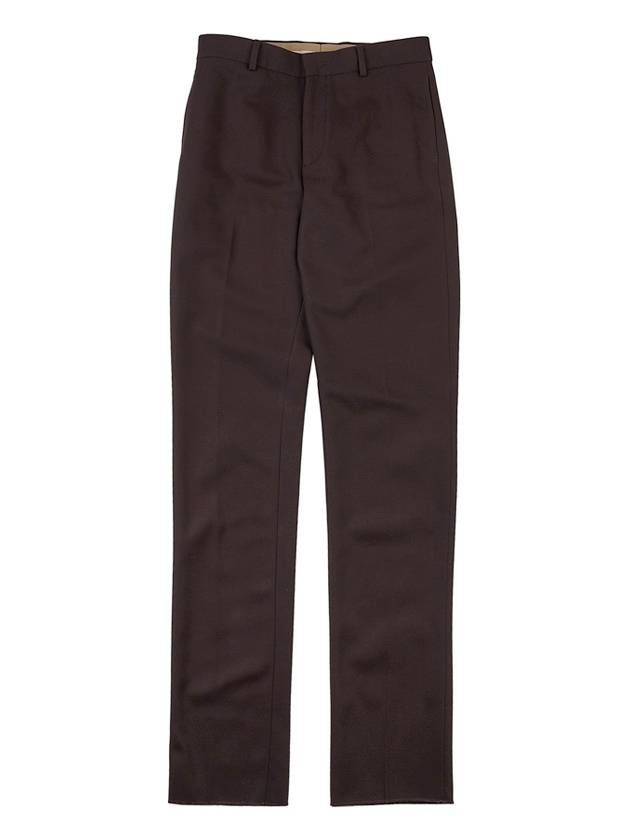 Men's Cotton Straight Pants Coffee - LORO PIANA - BALAAN 9