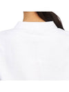 Women's Boke Flower Polo Shirt White - KENZO - BALAAN 8