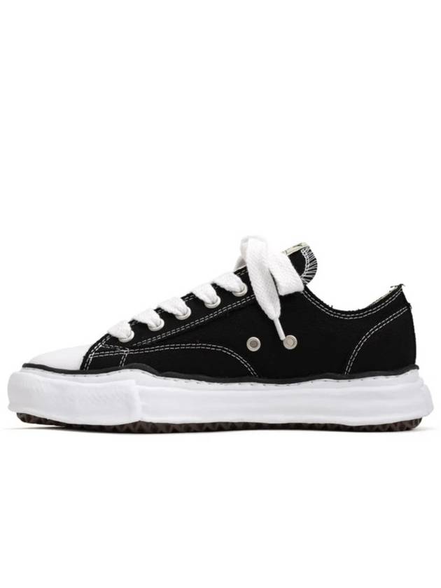 Maison Peterson OG Sole Canvas Low Sneakers Black Orca A01FW702BLACK - MIHARA YASUHIRO - BALAAN 1