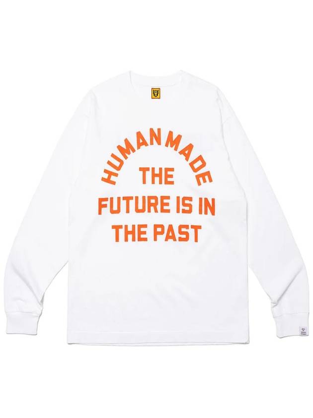 (HUMAN MADE) GRAPHIC L/S T-SHIRT - HM27CS014 WHITE - HUMAN MADE - BALAAN 1