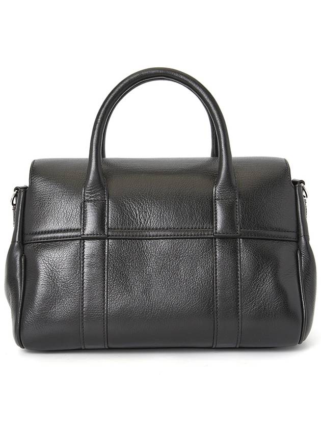 Bayswater Shine Leather Tote Bag Black - MULBERRY - BALAAN 4