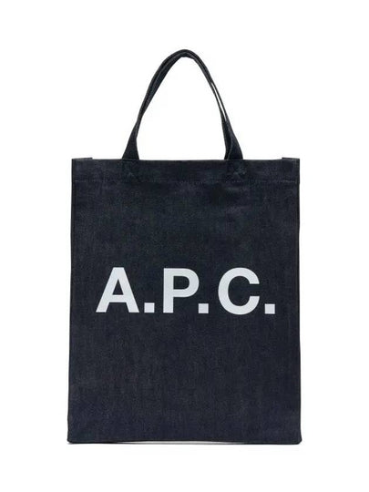 Eco Lou Logo Tote Bag Navy - A.P.C. - BALAAN 2