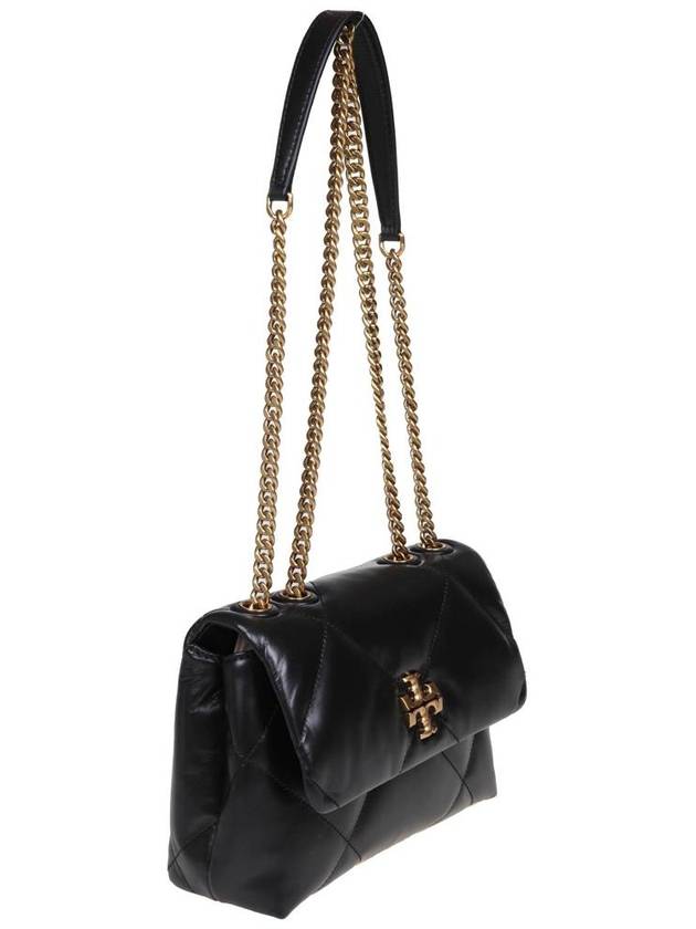 Kira Diamond Quilted Shoulder Bag Black - TORY BURCH - BALAAN 3