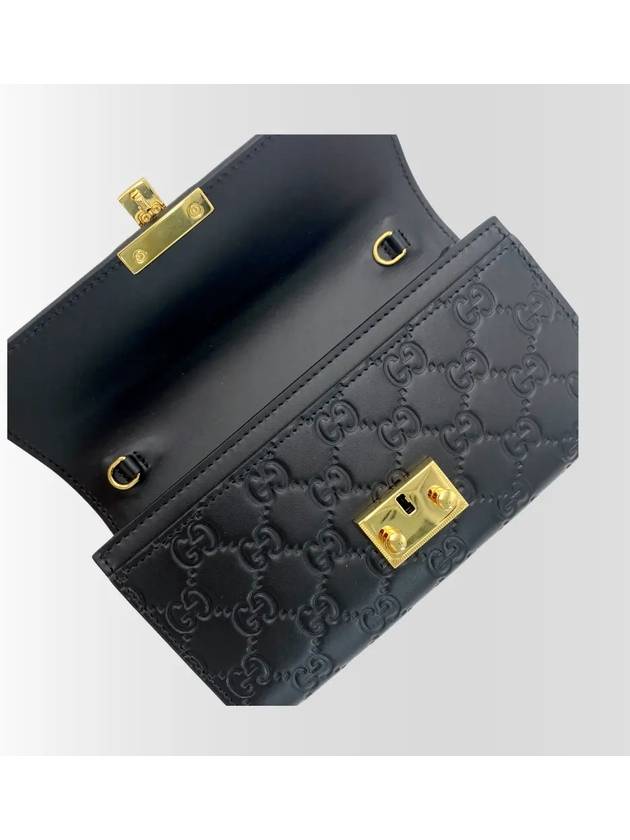 Microshima GG WOC Paddle Lock Mini Bag Shoulder 779774 Black - GUCCI - BALAAN 4