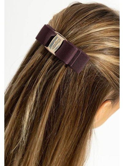 FERRAGAMO Hair Clip, Women's, Purple - SALVATORE FERRAGAMO - BALAAN 2